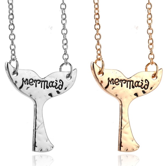 ❤️ Gorgeous Mermaid Tail Necklace- gold tone - Picture 5 of 6